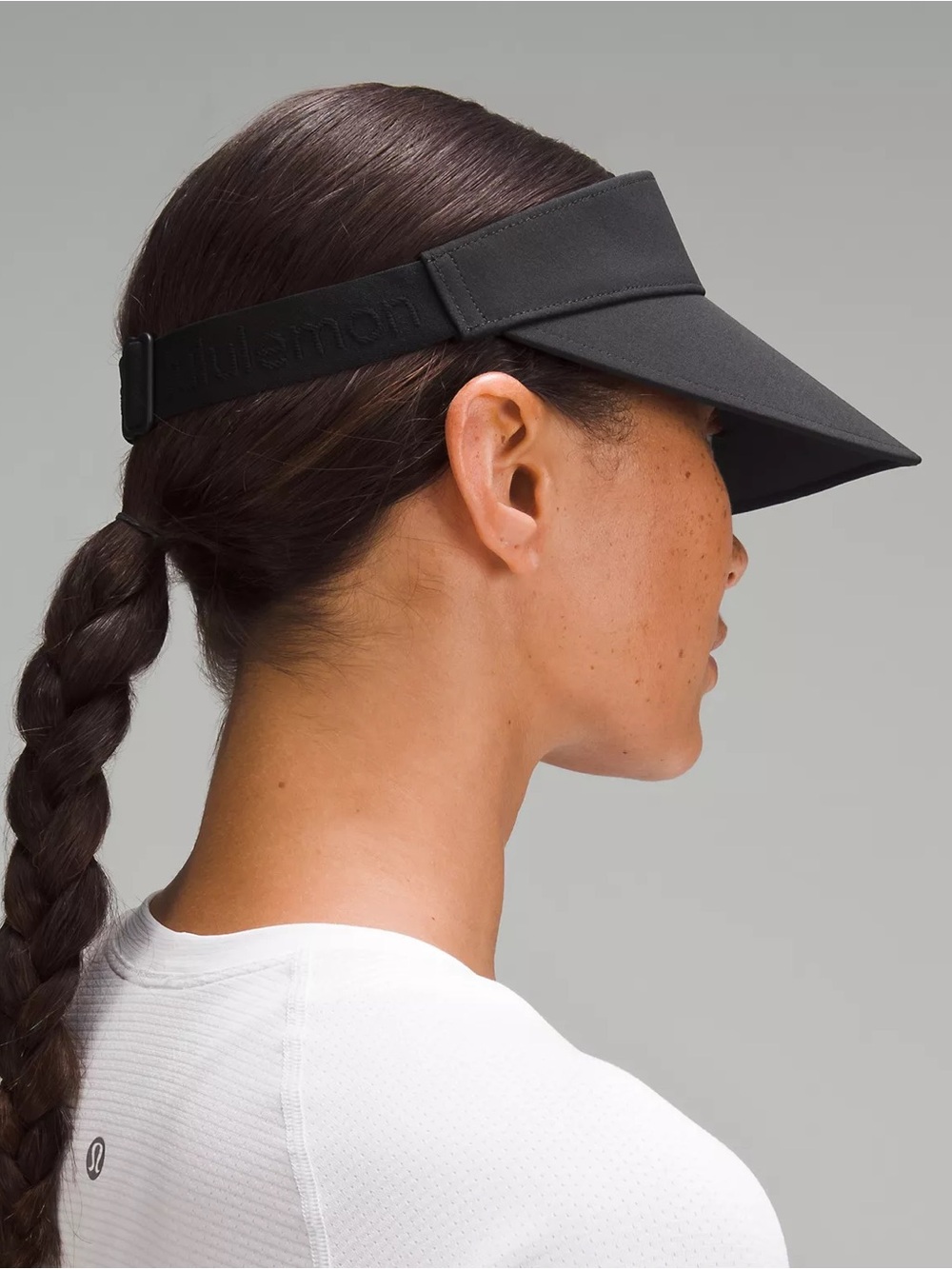 NWT Lululemon Fast Paced Wide Band Running Visor – Black | One Size - Picture 2 of 4